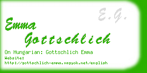 emma gottschlich business card